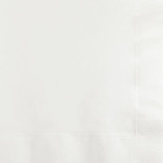 Touch of Color White Beverage Napkins - 50ct. ( 2-Ply )