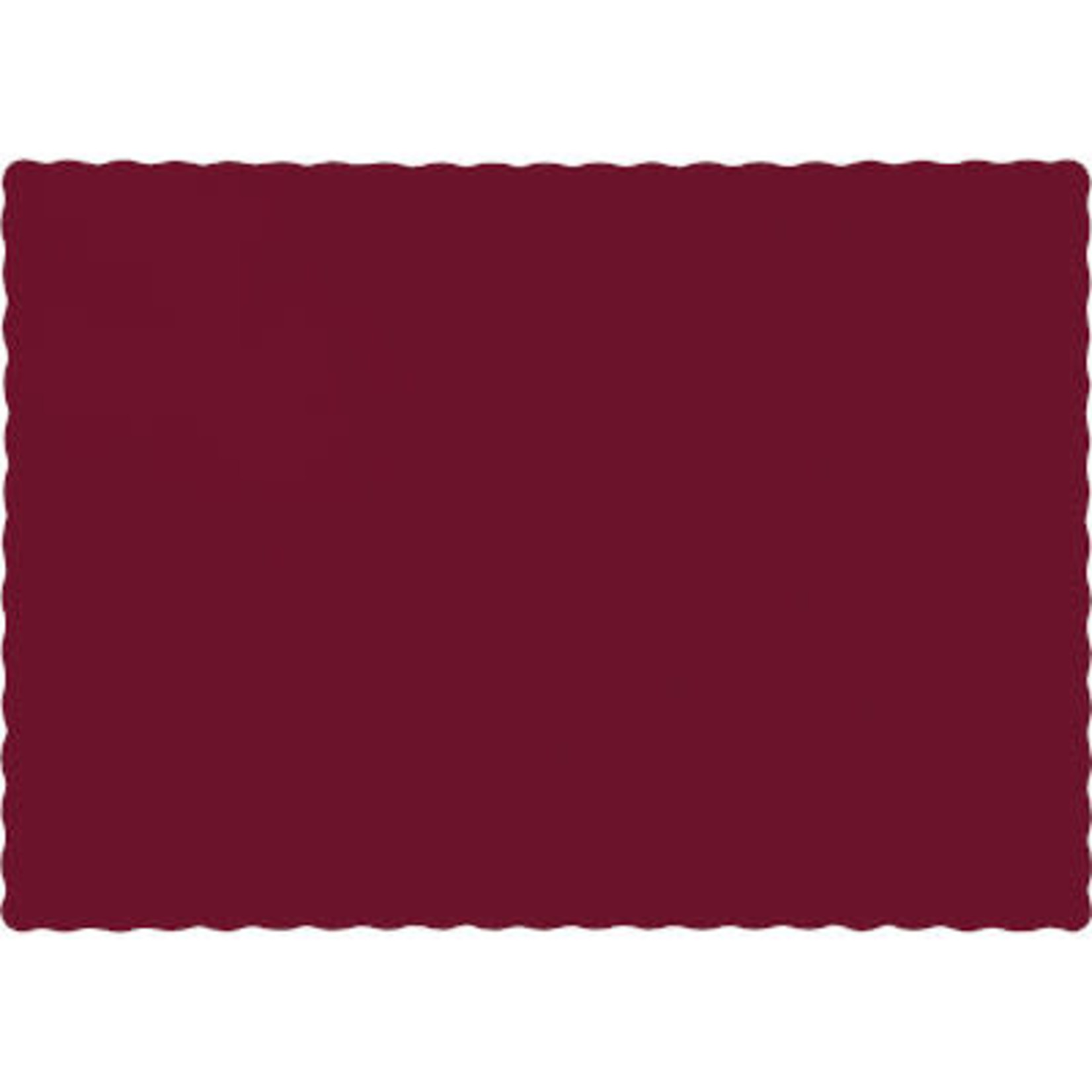 Touch of Color Burgundy Paper Placemats - 50ct.