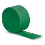 Touch of Color 81' Emerald Green Crepe Paper Streamers