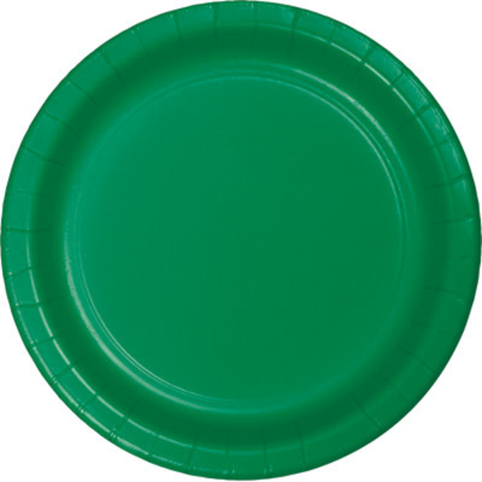 Touch of Color 10" Emerald Green Paper Banquet Plates - 24ct.