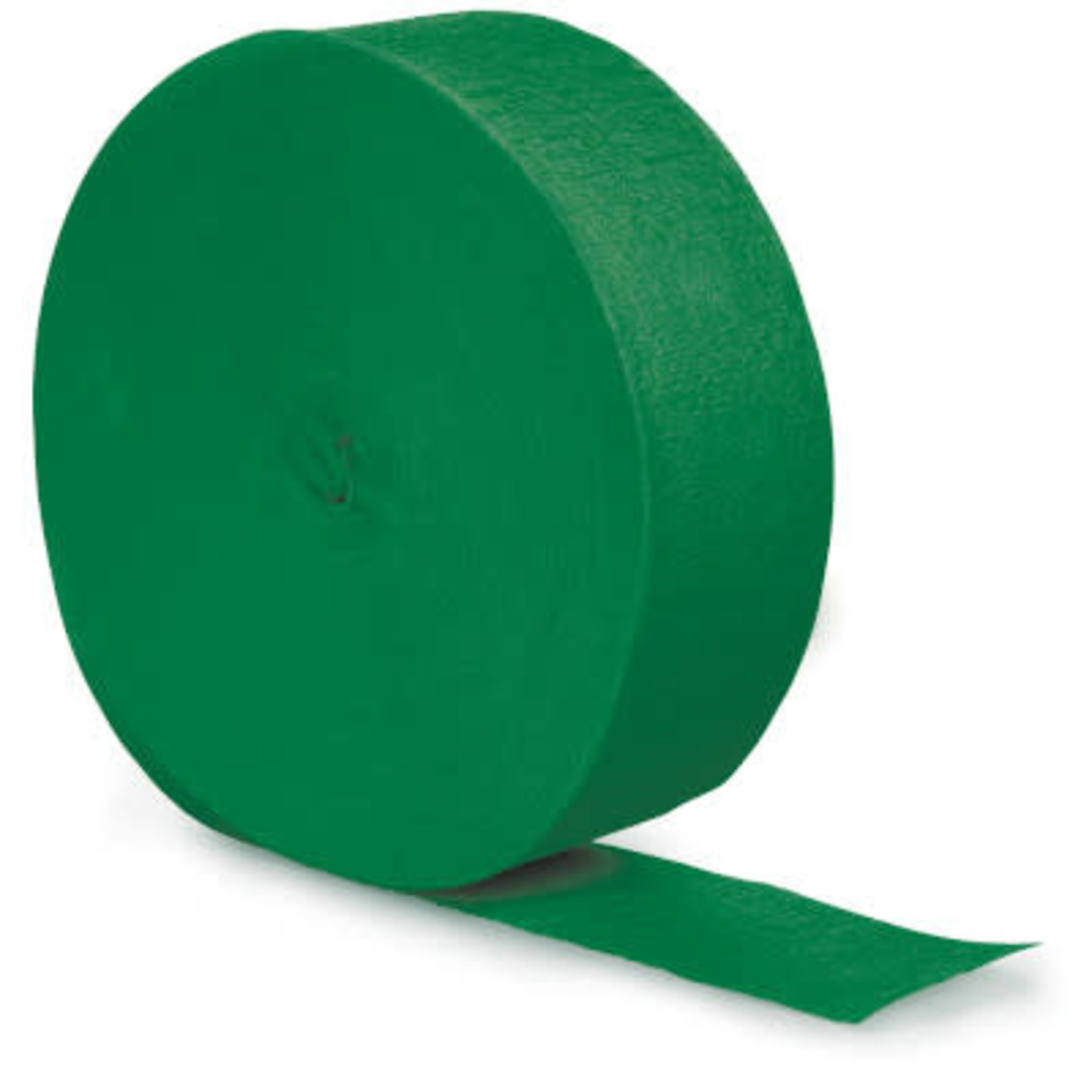 Touch of Color 500' Emerald Green Crepe Paper Streamers,
