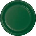 Touch of Color 10" Hunter Green Paper Banquet Plates - 24ct.