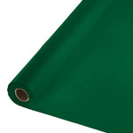 Touch of Color 100' Hunter Green Plastic Tablecover Roll - 1ct.