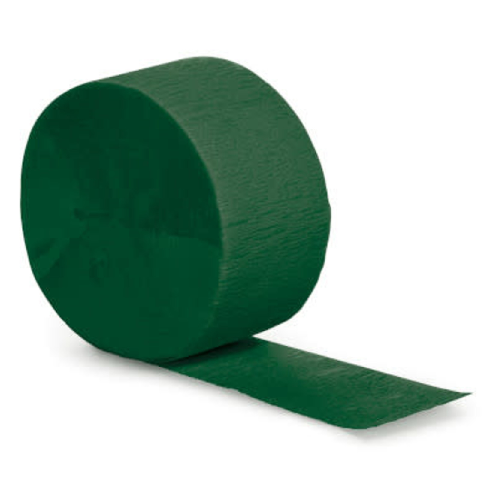 Touch of Color 81' Hunter Green Crepe Paper Streamer