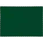 Touch of Color Hunter Green Paper Placemats - 50ct.