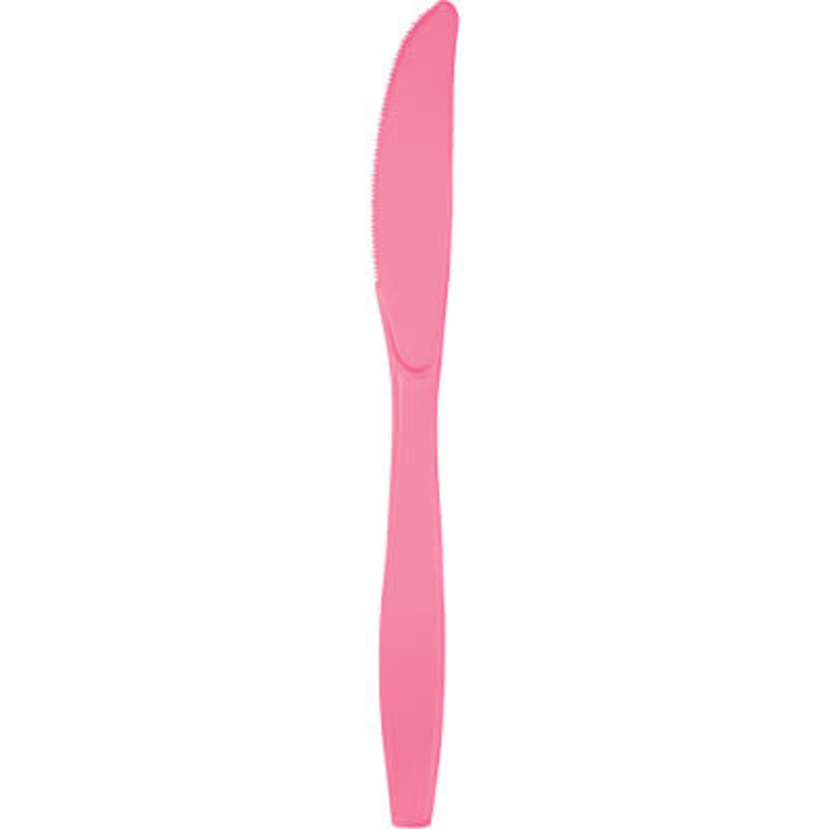 Touch of Color Candy Pink Premium Plastic Knives - 24ct.