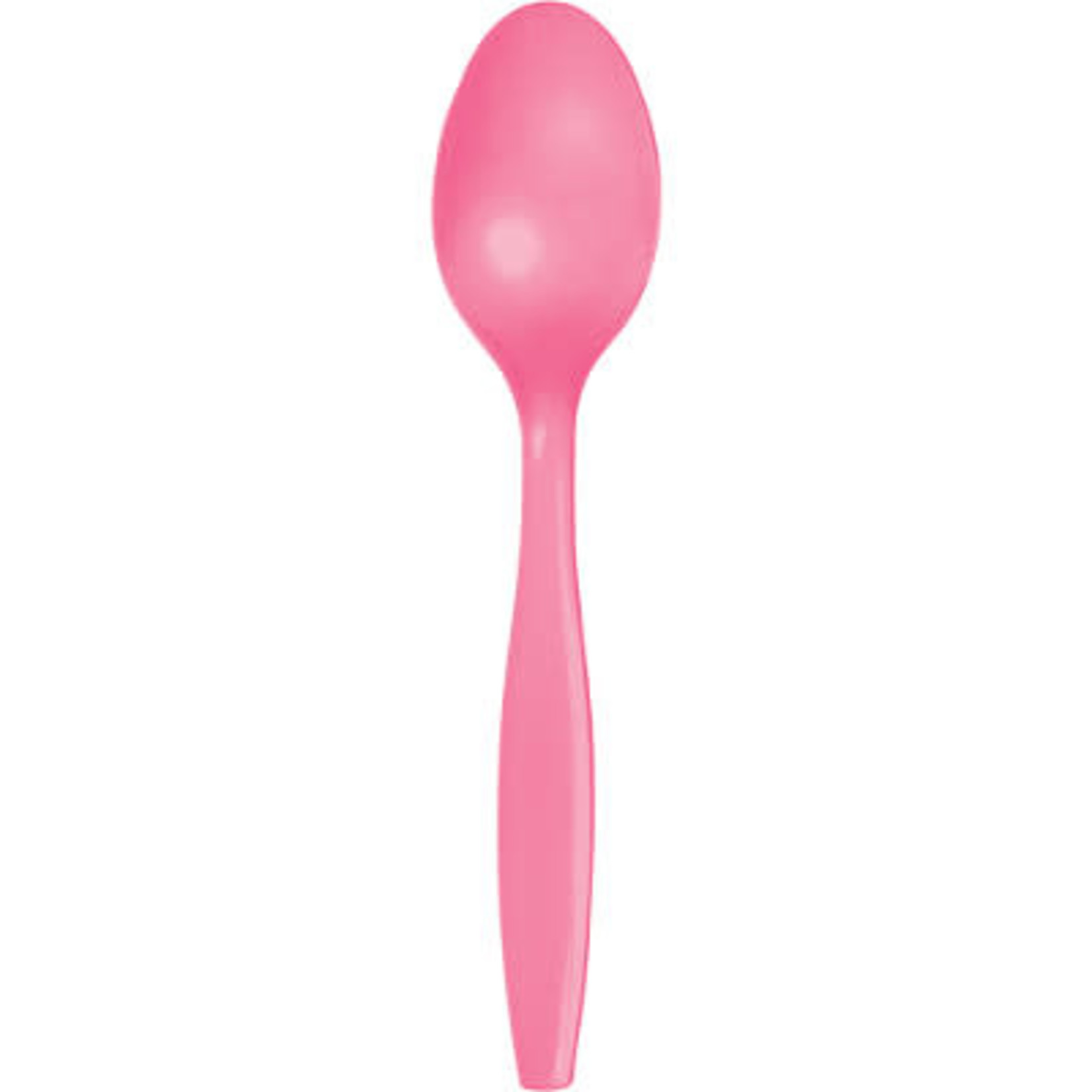 Touch of Color Candy Pink Premium Plastic Spoons - 24ct.