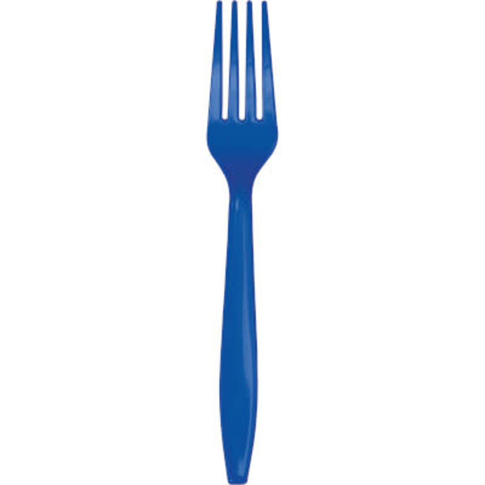 Touch of Color Cobalt Blue Premium Plastic Forks - 24ct.