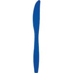 Touch of Color Cobalt Blue Premium Plastic knives 24ct.
