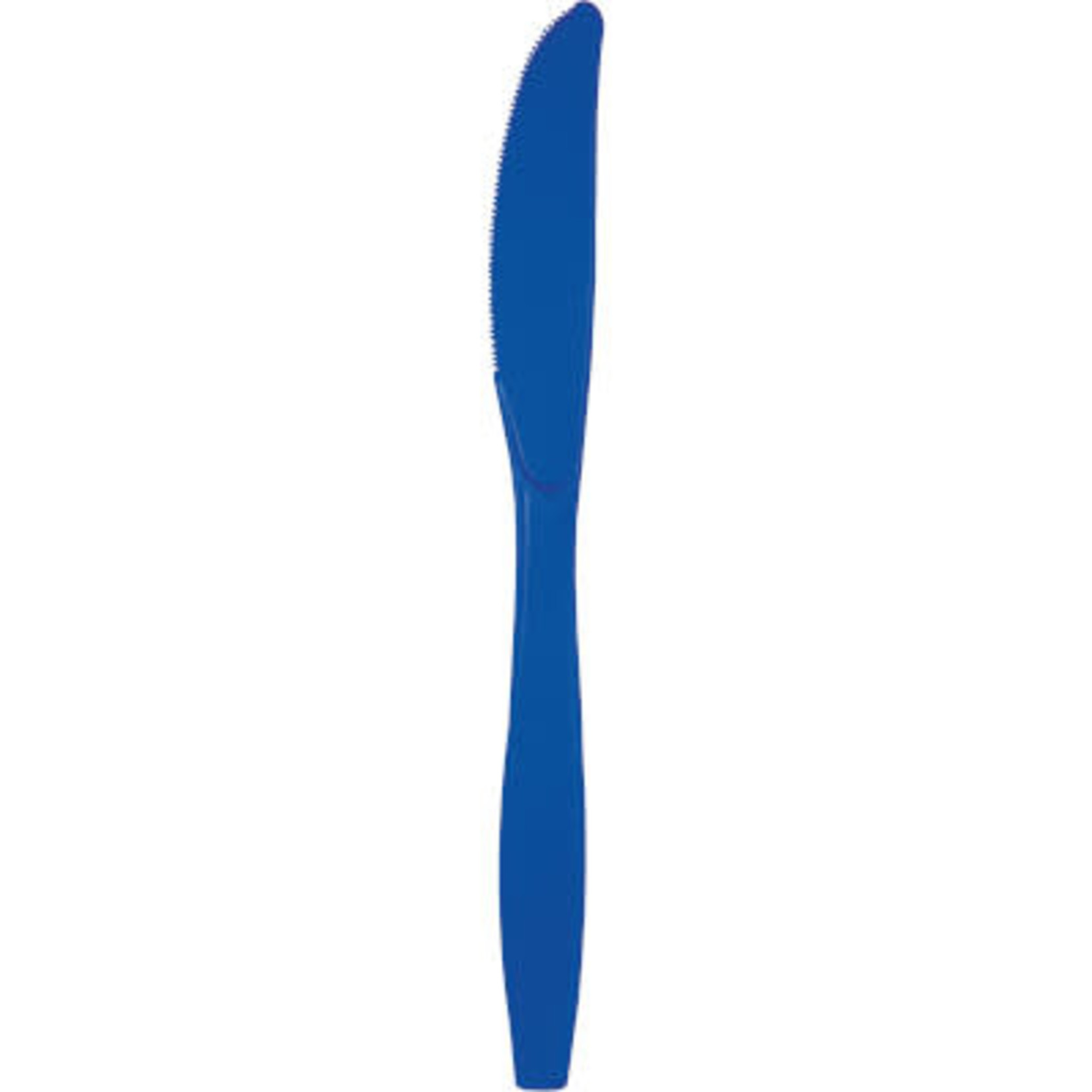Touch of Color Cobalt Blue Premium Plastic Knives - 24ct.