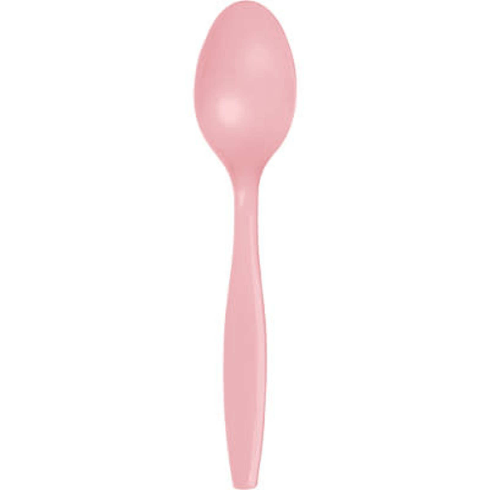 Touch of Color Classic Pink Premium Plastic Spoons - 24ct.