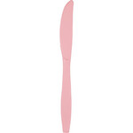 Touch of Color CLASSIC PINK PLASTIC KNIVES