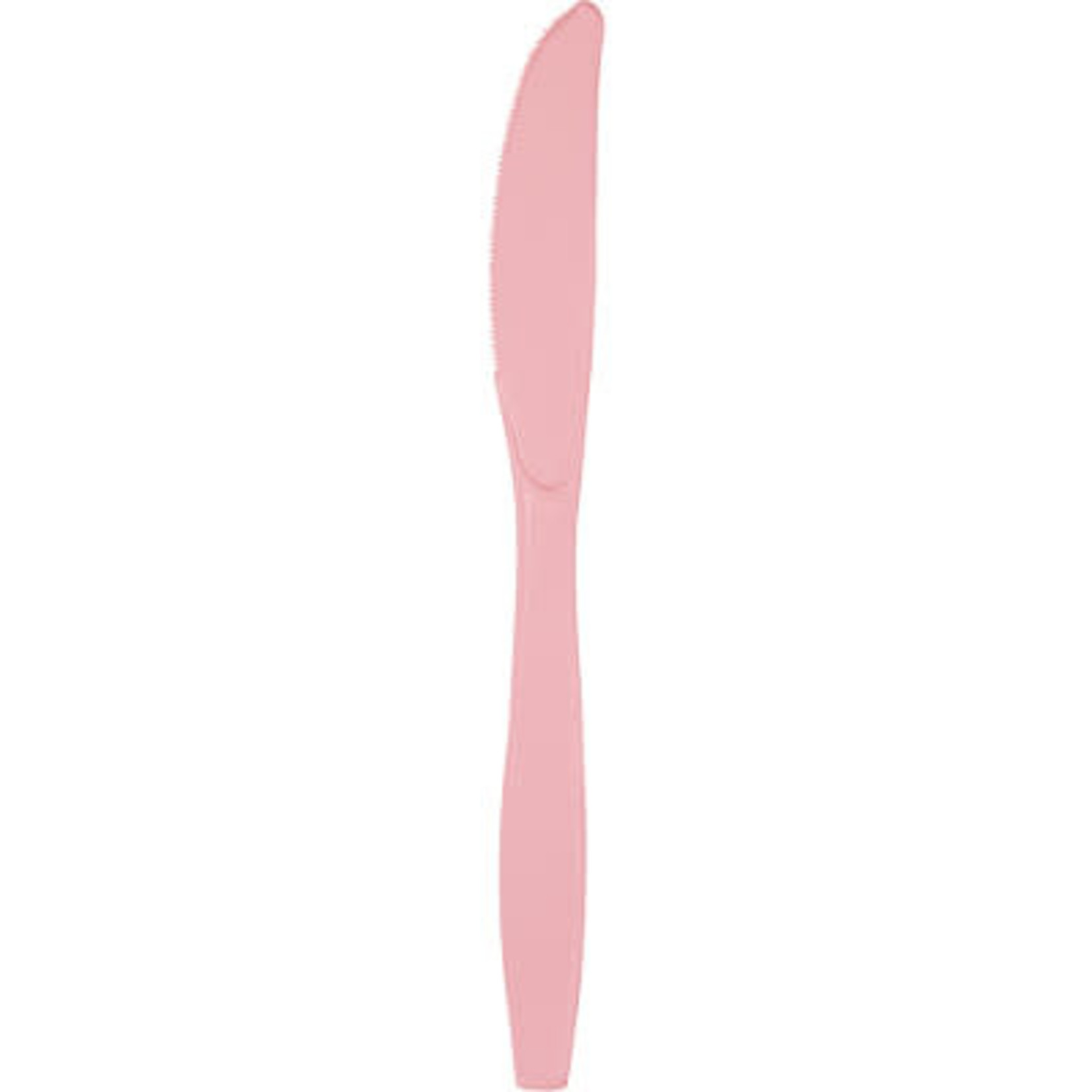 Touch of Color Classic Pink Premium Plastic Knives - 24ct.
