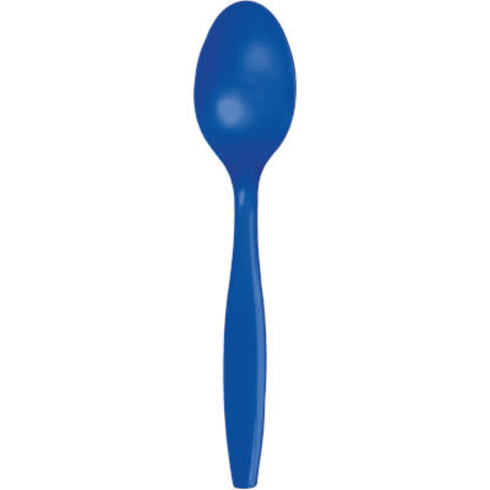 Touch of Color Cobalt Blue Premium Plastic Spoons - 24ct.