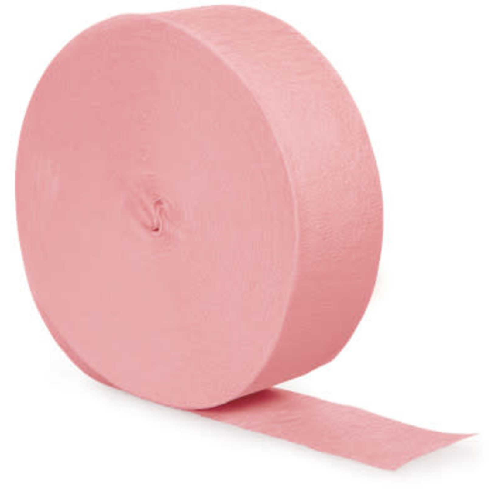 Touch of Color 500' Classic Pink Crepe Paper Streamer