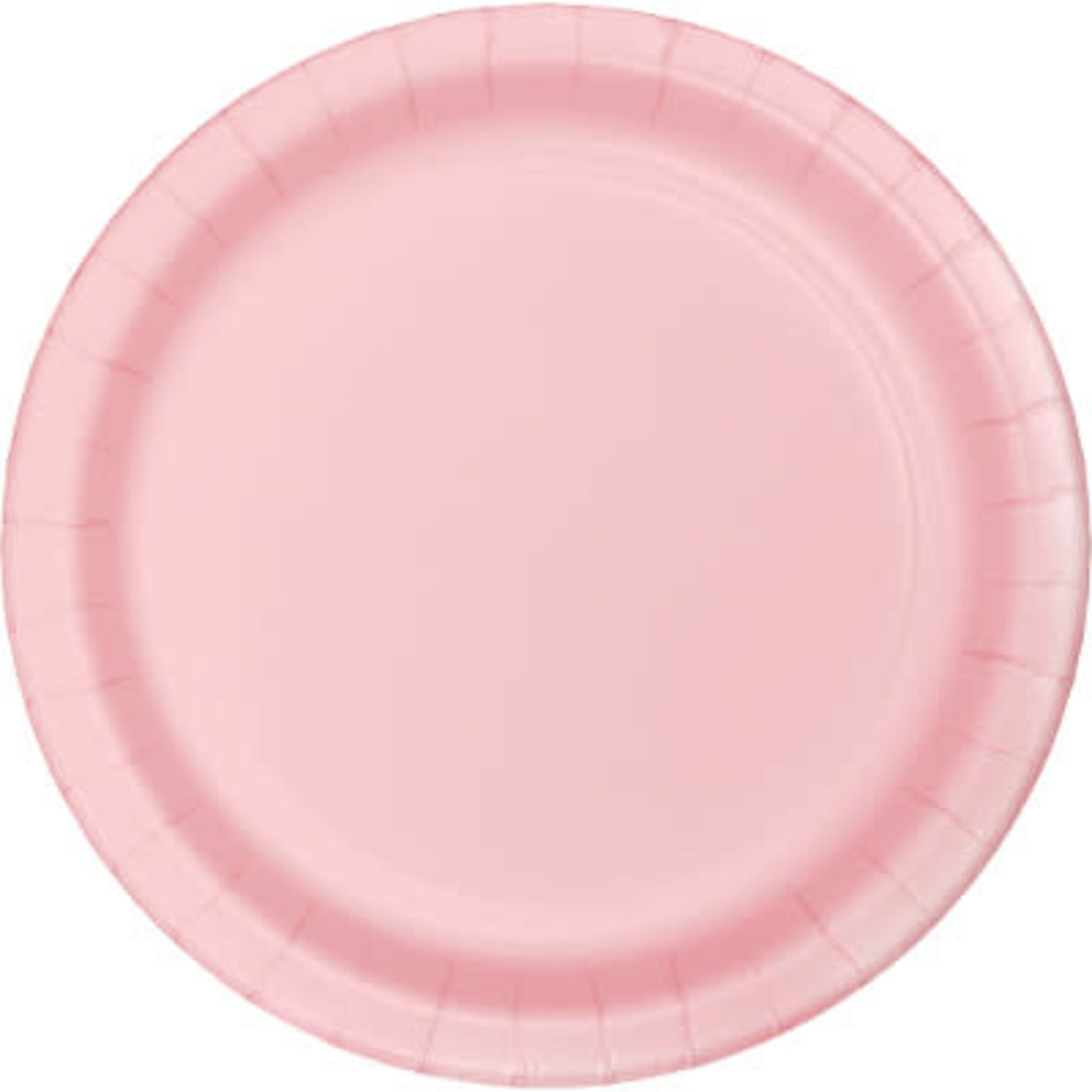 Touch of Color 10" Classic Pink Paper Banquet Plates - 24ct.