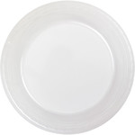 Touch of Color 10" Clear Plastic Banquet Plates - 20ct.