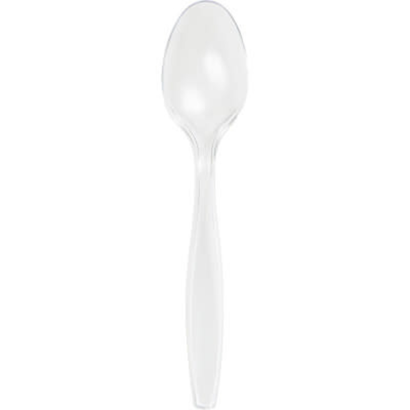 Touch of Color Clear Premium Plastic Spoons - 24ct.