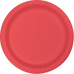 Touch of Color 10" Coral Paper Banquet Plates - 24ct.