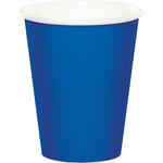 Touch of Color 9oz. Cobalt Blue Hot/Cold Paper Cups - 24ct.