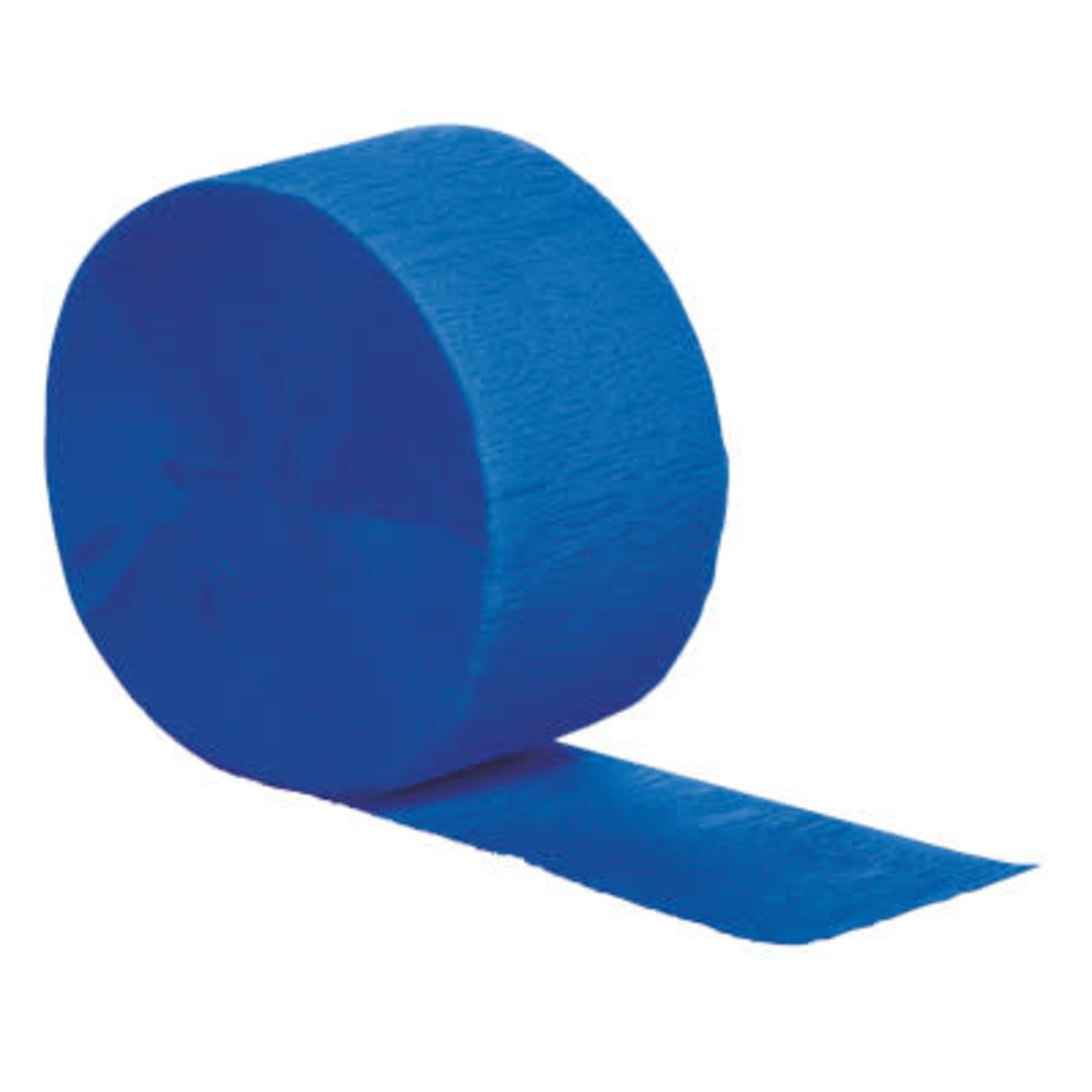 Touch of Color 81' Cobalt Crepe Paper Streamer