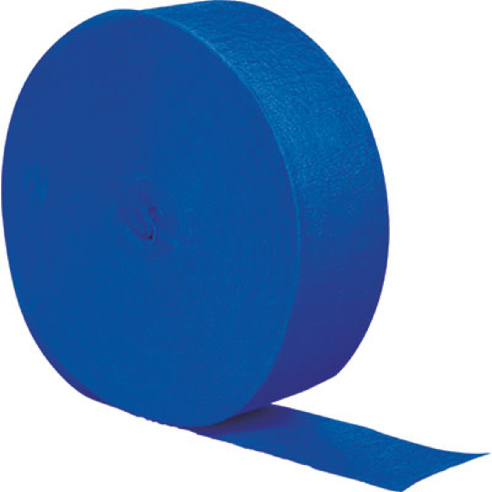 Touch of Color 500' Cobalt Crepe Paper Streamer