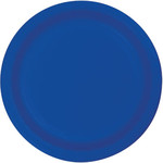 Touch of Color 10" Cobalt Blue Paper Banquet Plates - 24ct.