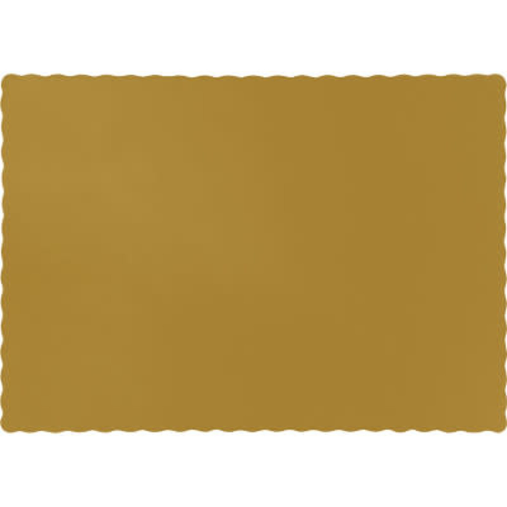 Touch of Color Glittering Gold Paper Placemats - 50ct.