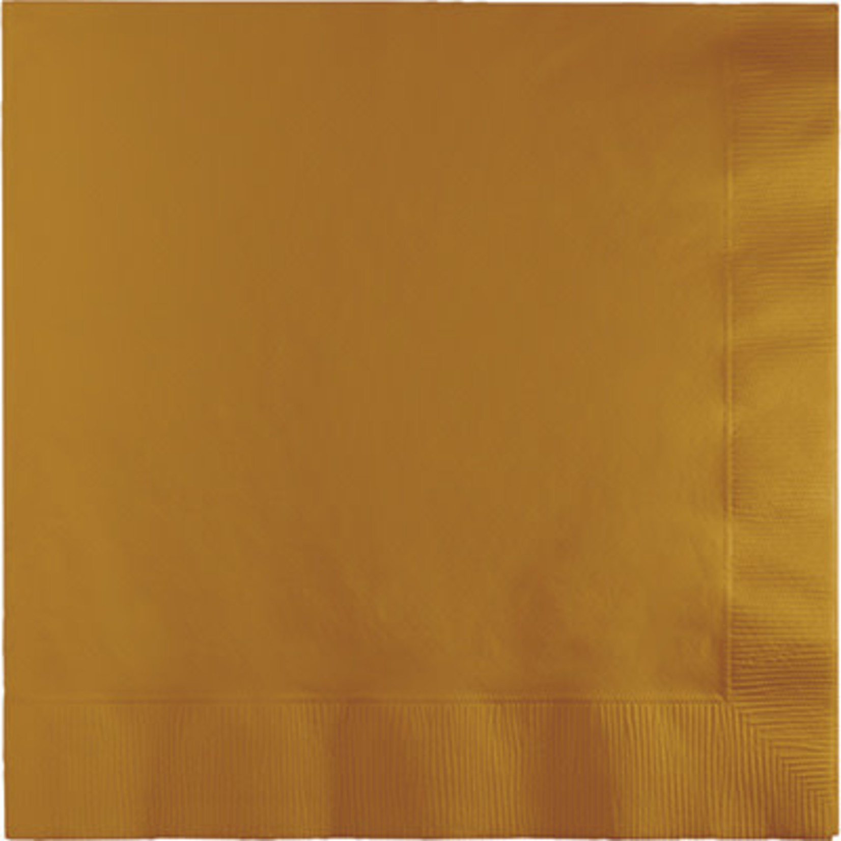 Touch of Color Glittering Gold 2-Ply Lunch Napkins - 50ct.