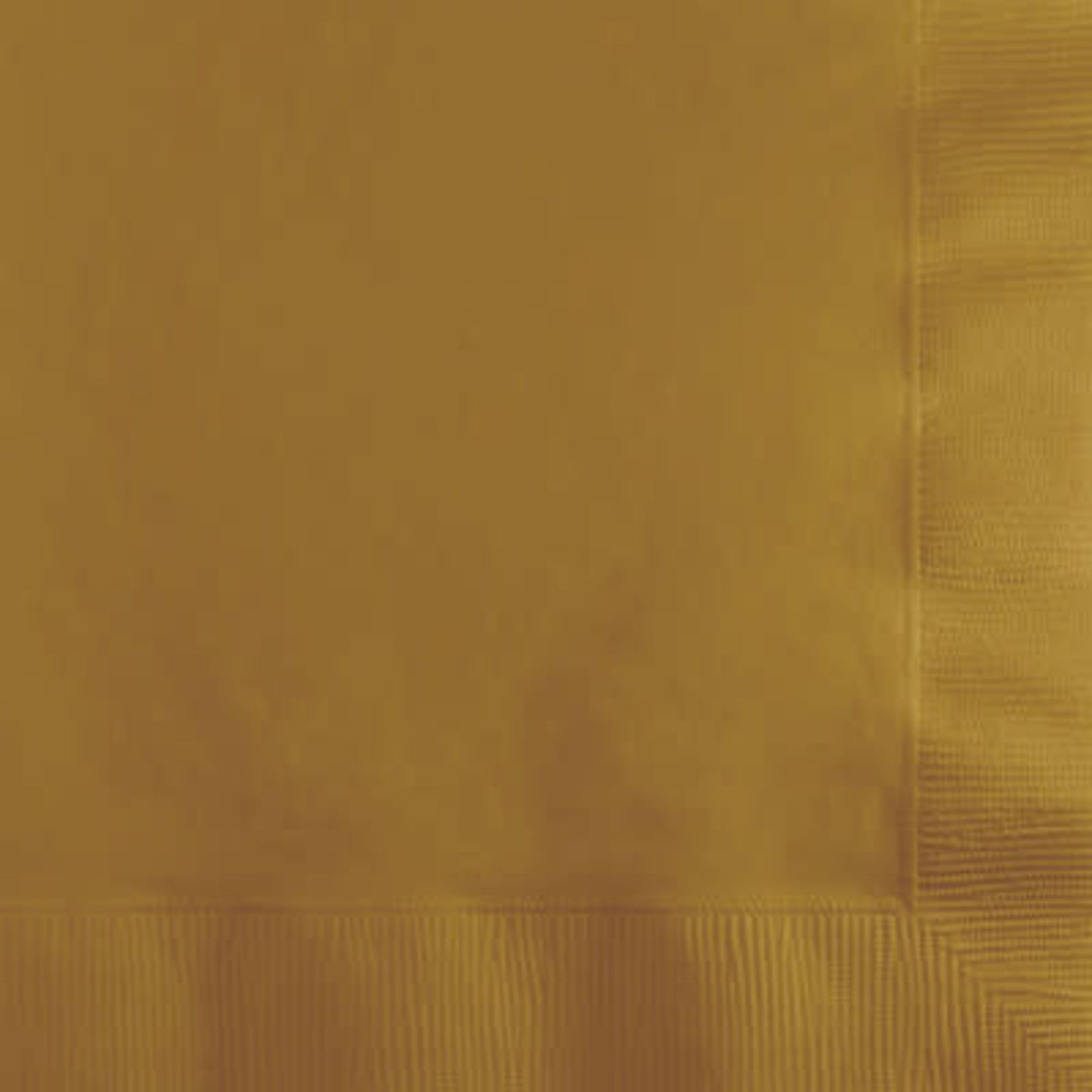 Touch of Color Glittering Gold 2-Ply Beverage Napkins - 50ct.
