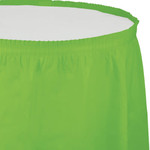 Touch of Color 14' Lime Green Tableskirt - 1ct.