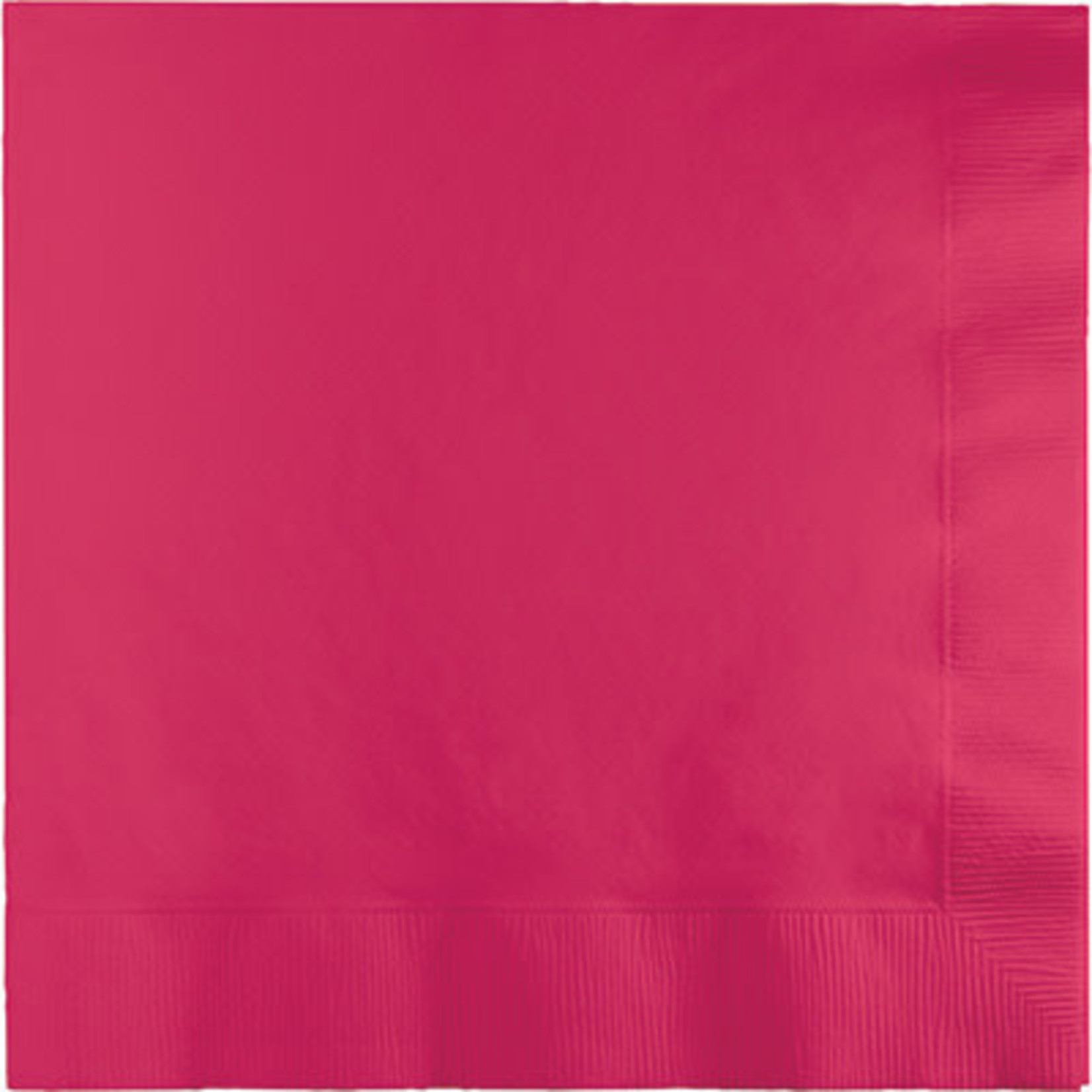 Touch of Color Magenta Pink 2-Ply Lunch Napkins - 50ct.