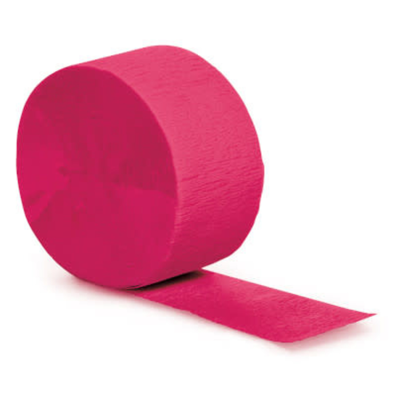Touch of Color 81' Magenta Pink Crepe Paper Streamer - 1ct.