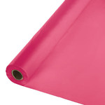 Touch of Color 100' Hot Magenta Plastic Tablecover Roll - 1ct.