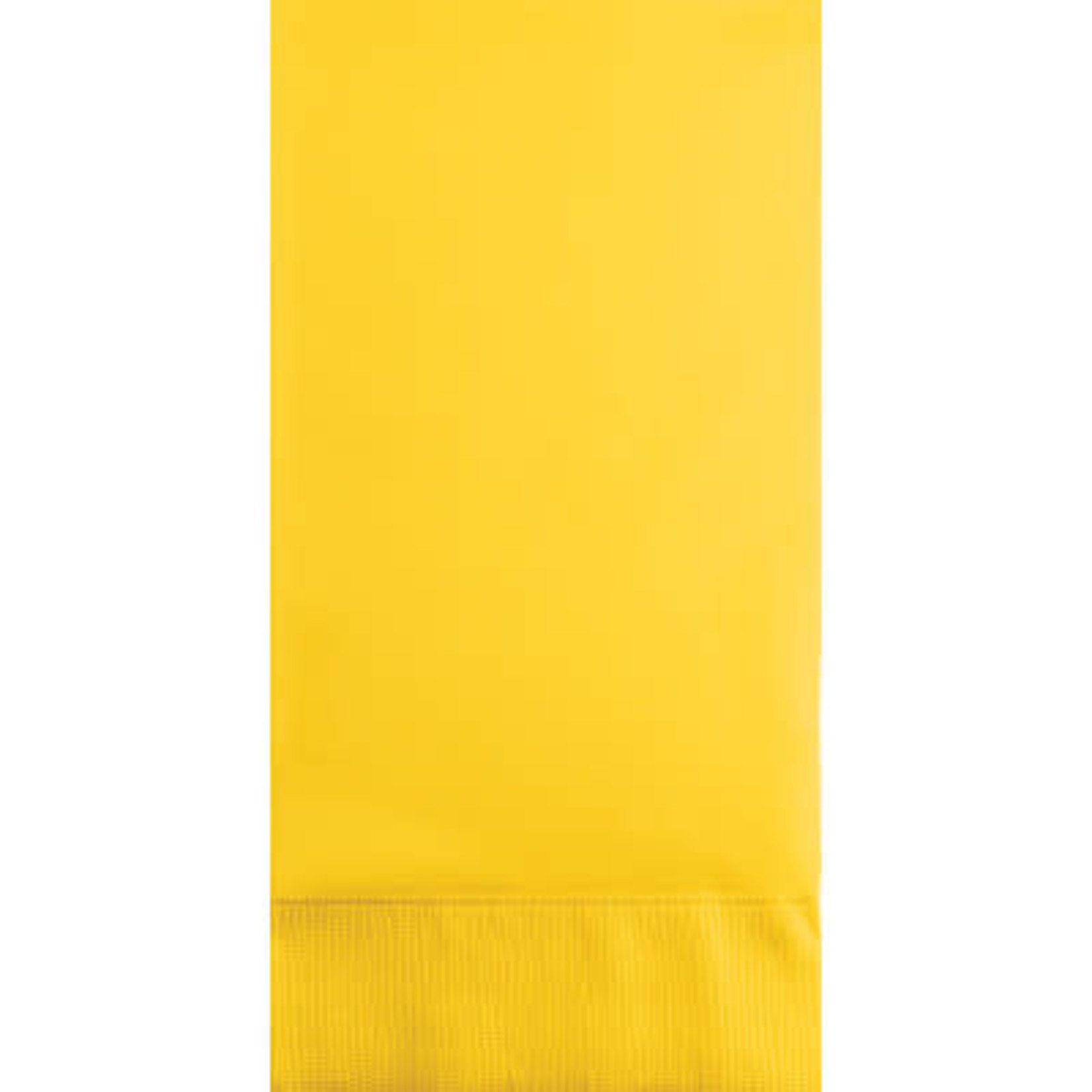Touch of Color School Bus Yellow 3-Ply Guest Towels - 16ct.