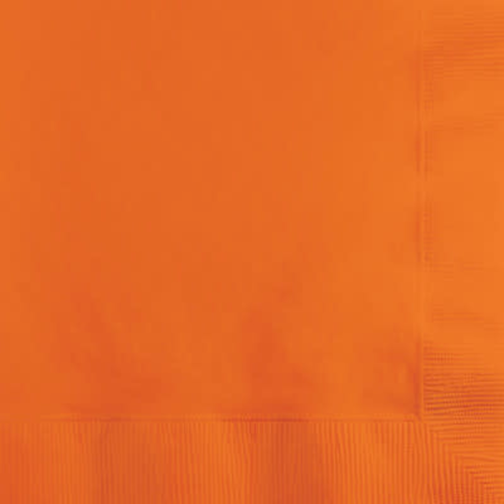 Touch of Color Sunkissed Orange 2-Ply Beverage Napkins - 50ct.