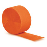 Touch of Color 81' Sunkissed Orange Crepe Streamer - 1ct.