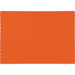 Touch of Color Sunkissed Orange Paper Placemats - 50ct.