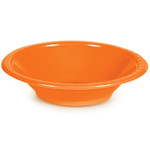 Touch of Color 12oz. Sunkissed Orange Plastic Bowls - 20ct.