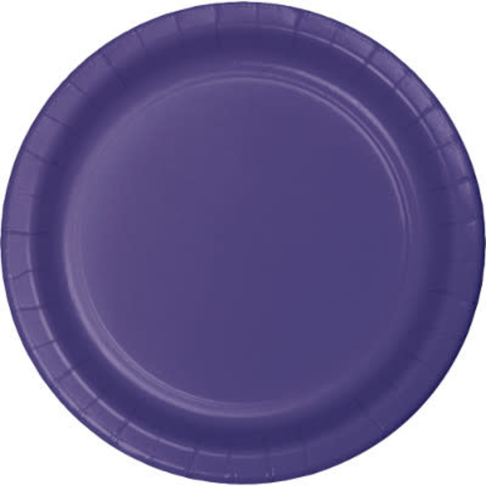 Touch of Color 10" Purple Paper Dinner Plates - 24ct.