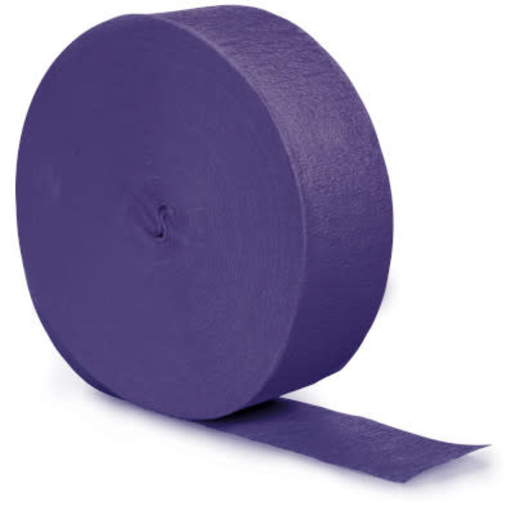 Touch of Color 500' Purple Crepe Paper Streamer