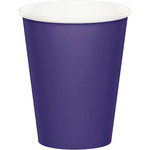 Touch of Color 9oz. Purple Hot/Cold Paper Cups - 24ct.