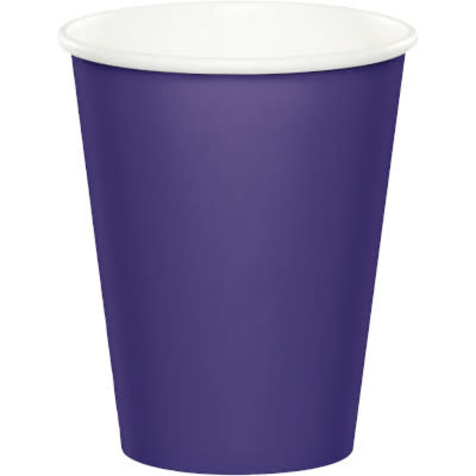 Touch of Color 9oz. Purple Hot/Cold Paper Cups - 24ct.