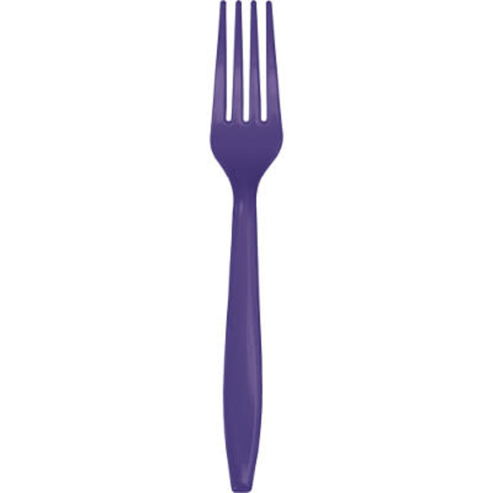 Touch of Color Purple Premium Plastic Forks - 24ct.