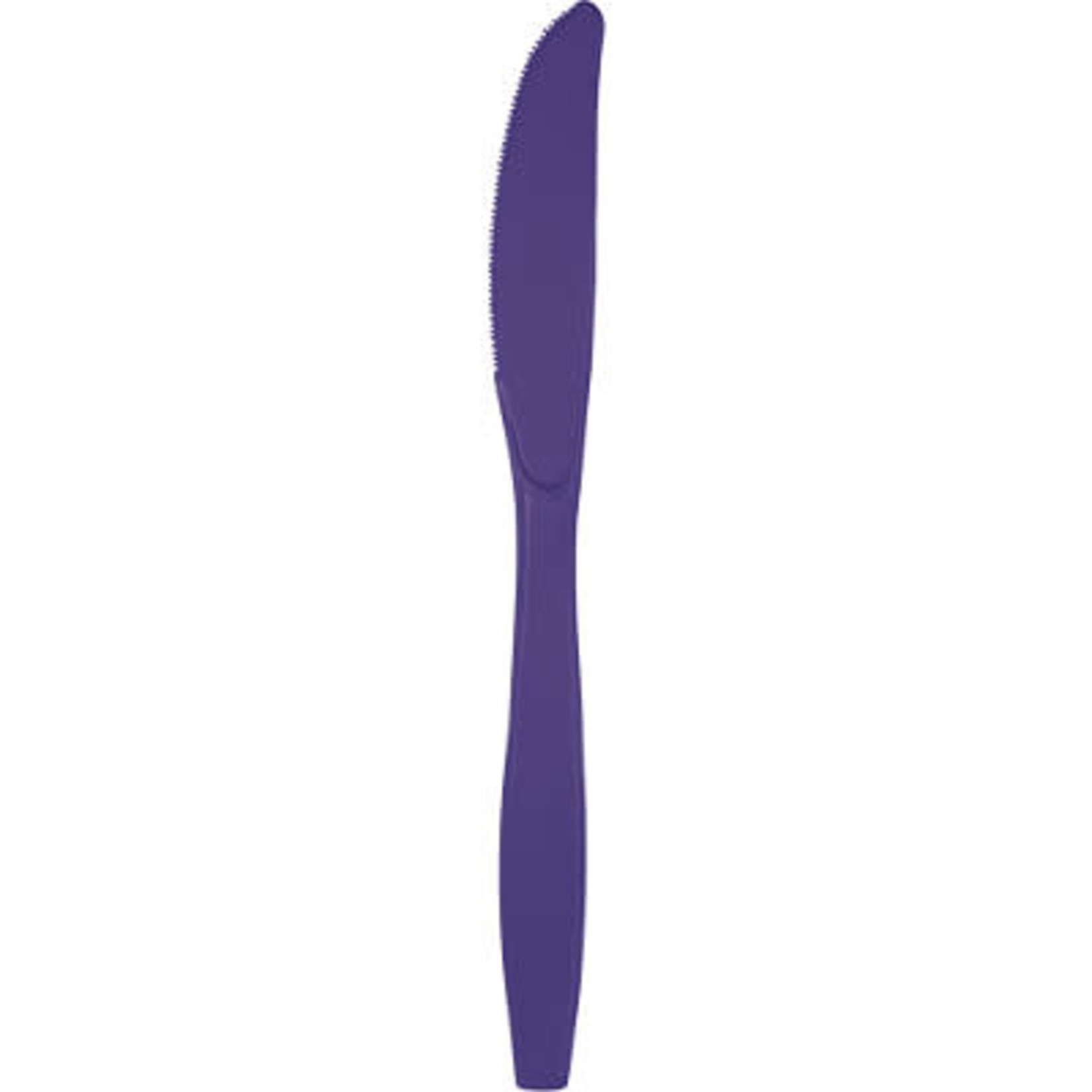 Touch of Color Purple Premium Plastic Knives - 24ct.