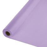 Touch of Color 100' Lavender Plastic Tablecover Roll - 1ct.