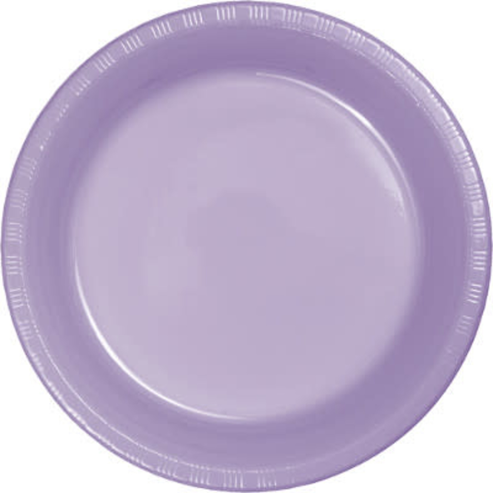 Touch of Color 7" Lavender Plastic Plates - 20ct.