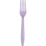 Touch of Color Lavender Premium Plastic Forks - 24ct.