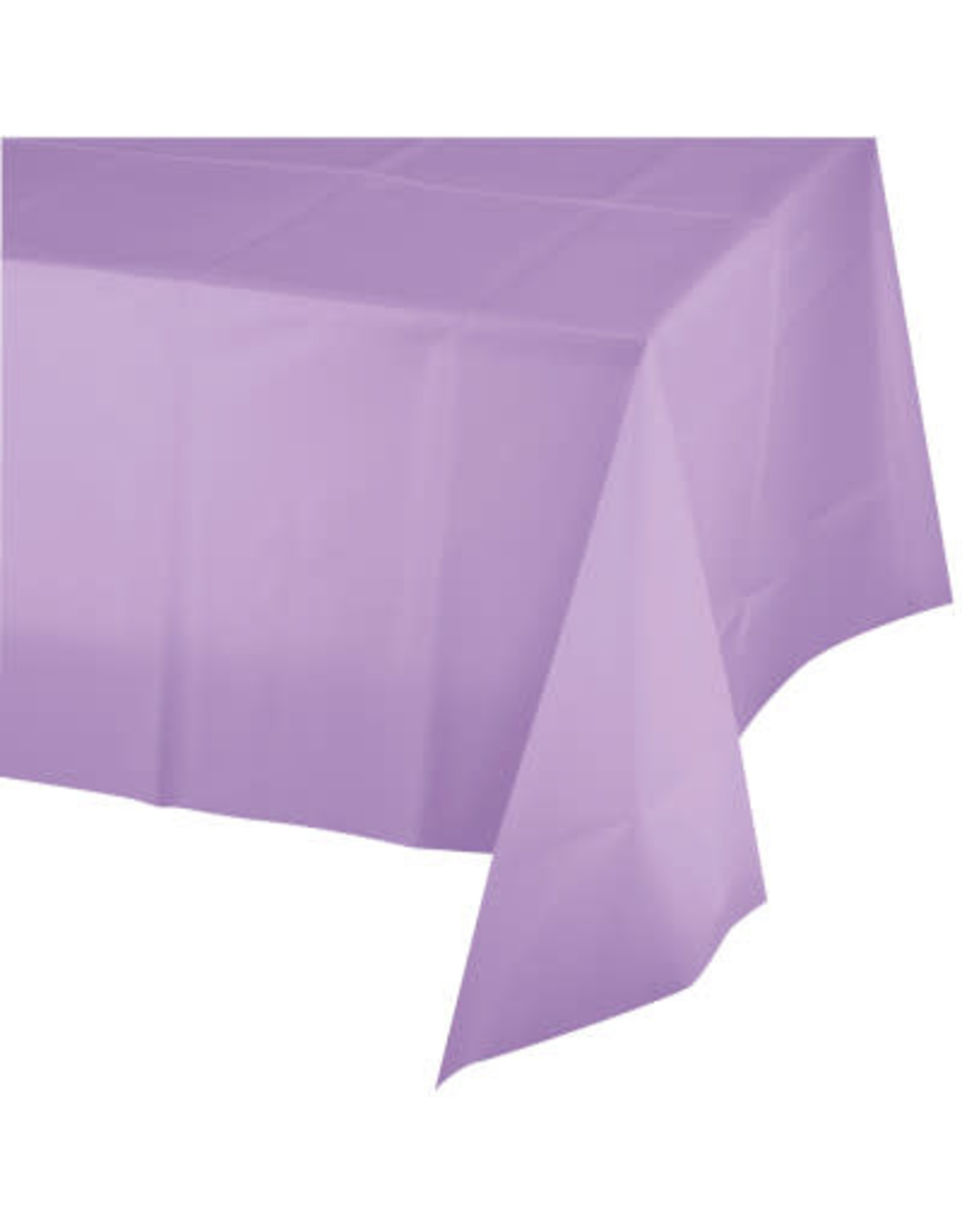 Touch of Color LUSCIOUS LAVENDER PURPLE PLASTIC TABLECLOTH Party