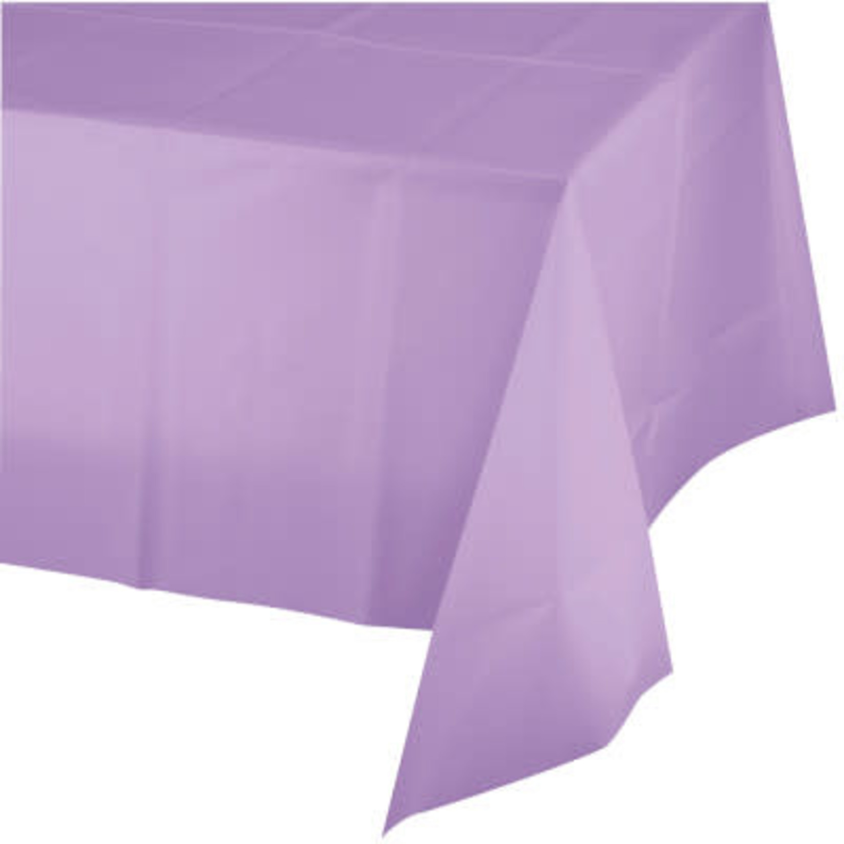 Touch of Color Lavender Plastic Rectangle Tablecover - 54" x 108"